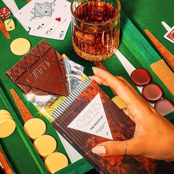 NIGHTCAP WHISKY DARK CHOCOLATE BAR