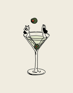 MARTINI GIRLS WALL ART- SMALL