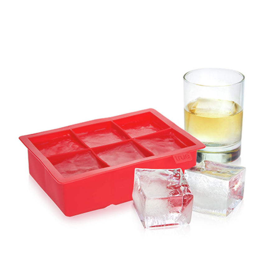 RED COLOSSAL ICE CUBE TRAY
