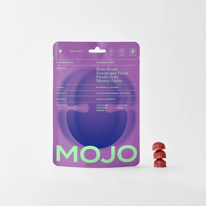 MOJO BRAIN BOOSTING GUMMIES BLUEBERRY LAVENDER -  20ct