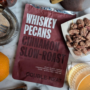 WHISKEY PECANS- CINNAMON SLOW-ROAST