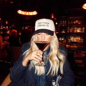 LOVES COWBOYS & MARTINIS HAT