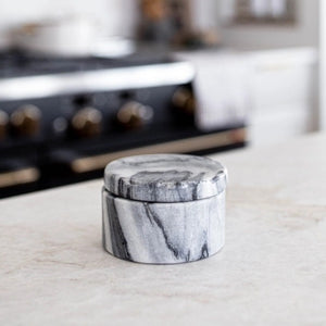 MARBLE SALT & PEPPER CANISTER