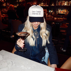 LOVES COWBOYS & MARTINIS HAT