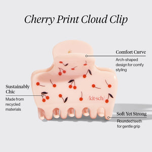 KITSCH MEDIUM CLOUD CLAW CLIP- CHERRY