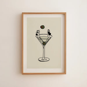 MARTINI GIRLS WALL ART- SMALL