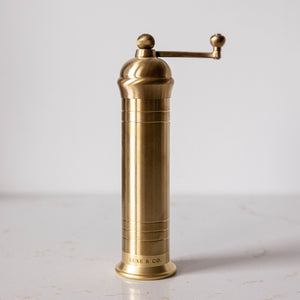 BRASS MILL PEPPER GRINDER