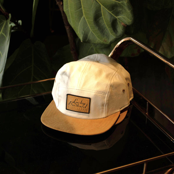 Lucky Bastard Cream Running Hat