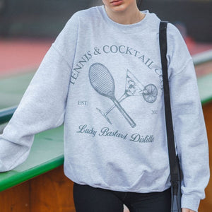 Tennis & Cocktail Club Crewneck Sweater
