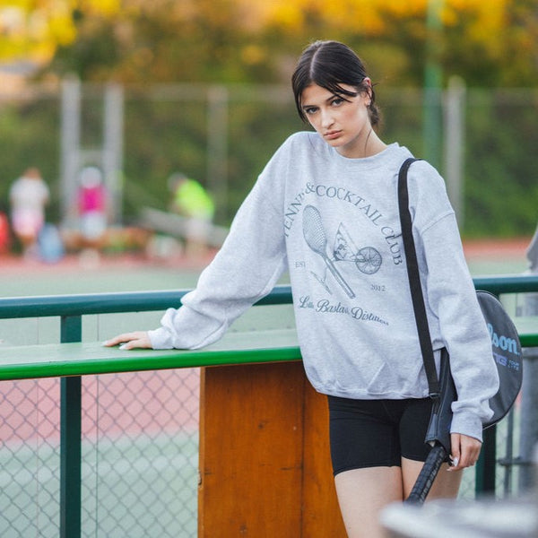 Tennis & Cocktail Club Crewneck Sweater