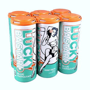 LUCKY BASTARD BLUE HAWAIIAN- 6 PACK