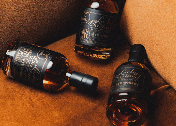 Bottle of Canadian Rye Whisky Brand bourbon distillery