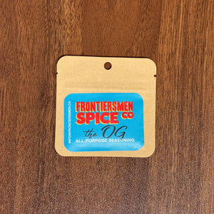 FRONTIERSMEN SPICE CO THE OG ALL-PURPOSE SEASONING SAMPLE