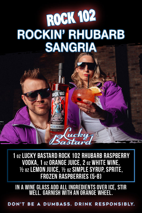 Lucky Bastard Rhubarb Vodka