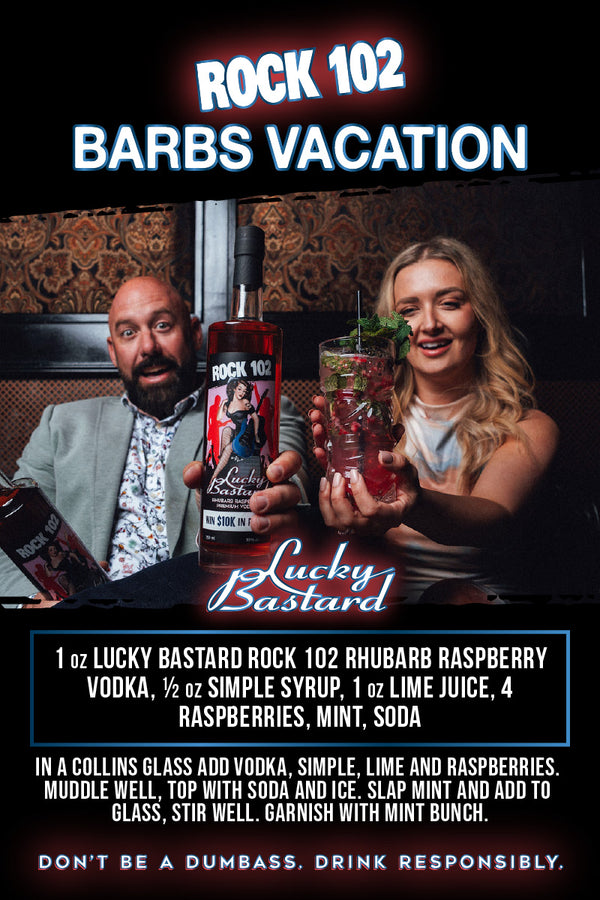 Lucky Bastard Rhubarb Vodka