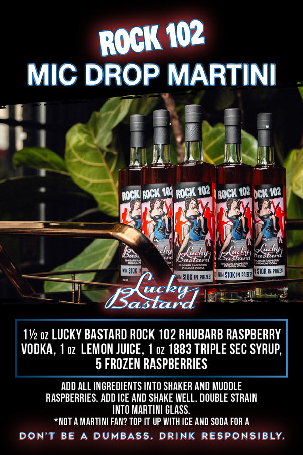Lucky Bastard Rhubarb Vodka