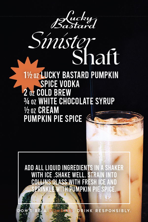 Lucky Bastard Pumpkin Spice Vodka