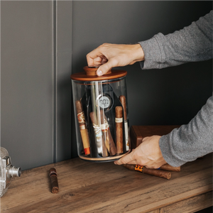 CYLINDER CIGAR HUMIDOR