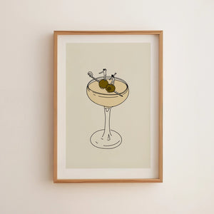 CLASSIC COCKTAIL WALL ART- SMALL