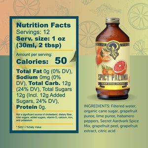 PORTLAND SPICY PALOMA SYRUP 12oz