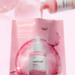 MEDICUBE PDRN PINK PEPTIDE SERUM SHEET MASK