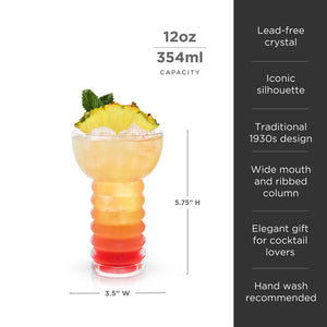 PEARL DIVER TIKI GLASSES SET OF 2