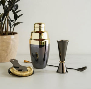 VISKI TWO-TONED HEAVYWEIGHT COCKTAIL SHAKER