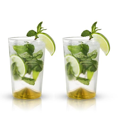 Gold Pointed Cocktail Tumblers