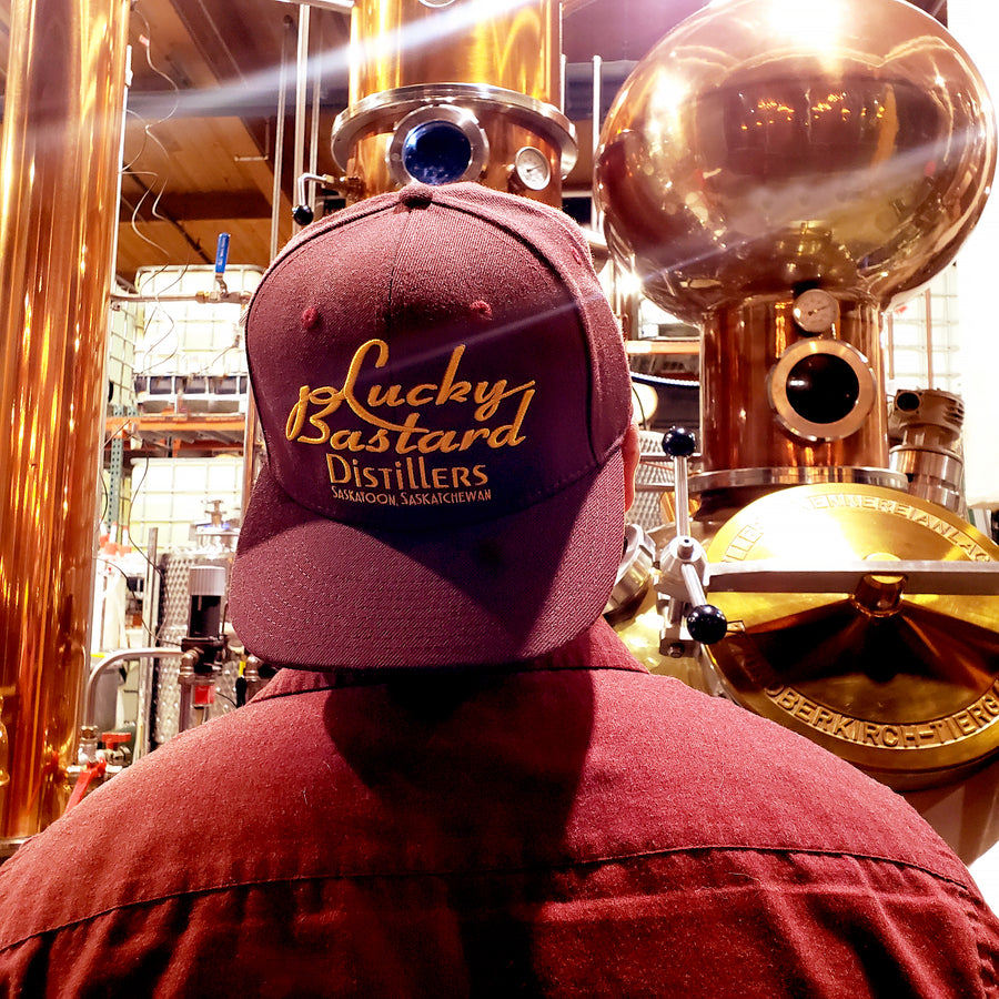 Lucky Bastard Maroon Hat
