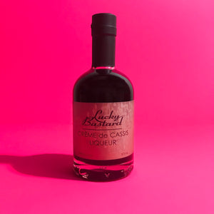 Lucky Bastard Crème de Cassis (Black Currant) Liqueur