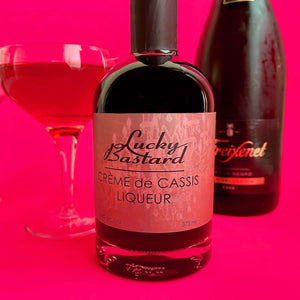 Lucky Bastard Crème de Cassis (Black Currant) Liqueur