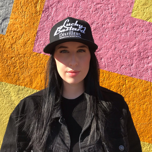 Lucky Bastard Trucker Hat - Black