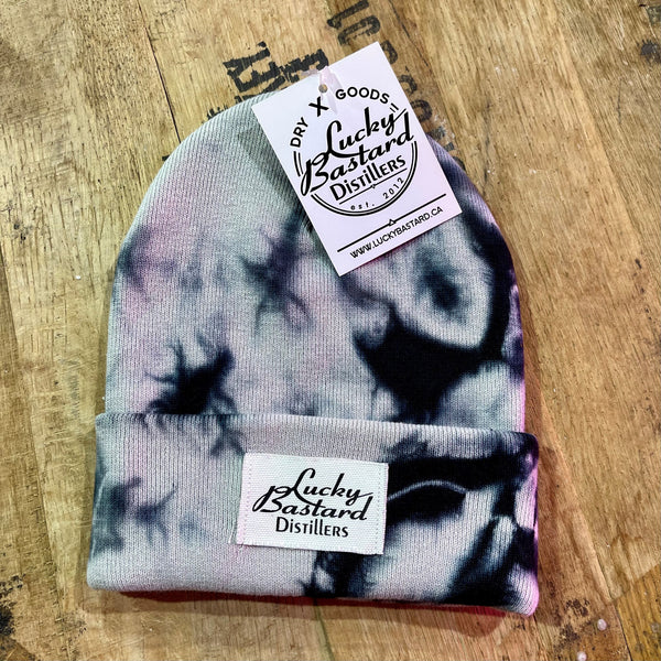 LUCKY BASTARD TIE DYE TOQUE